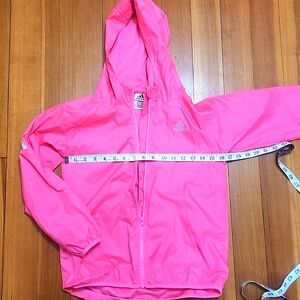 Adidas girls rain jacket